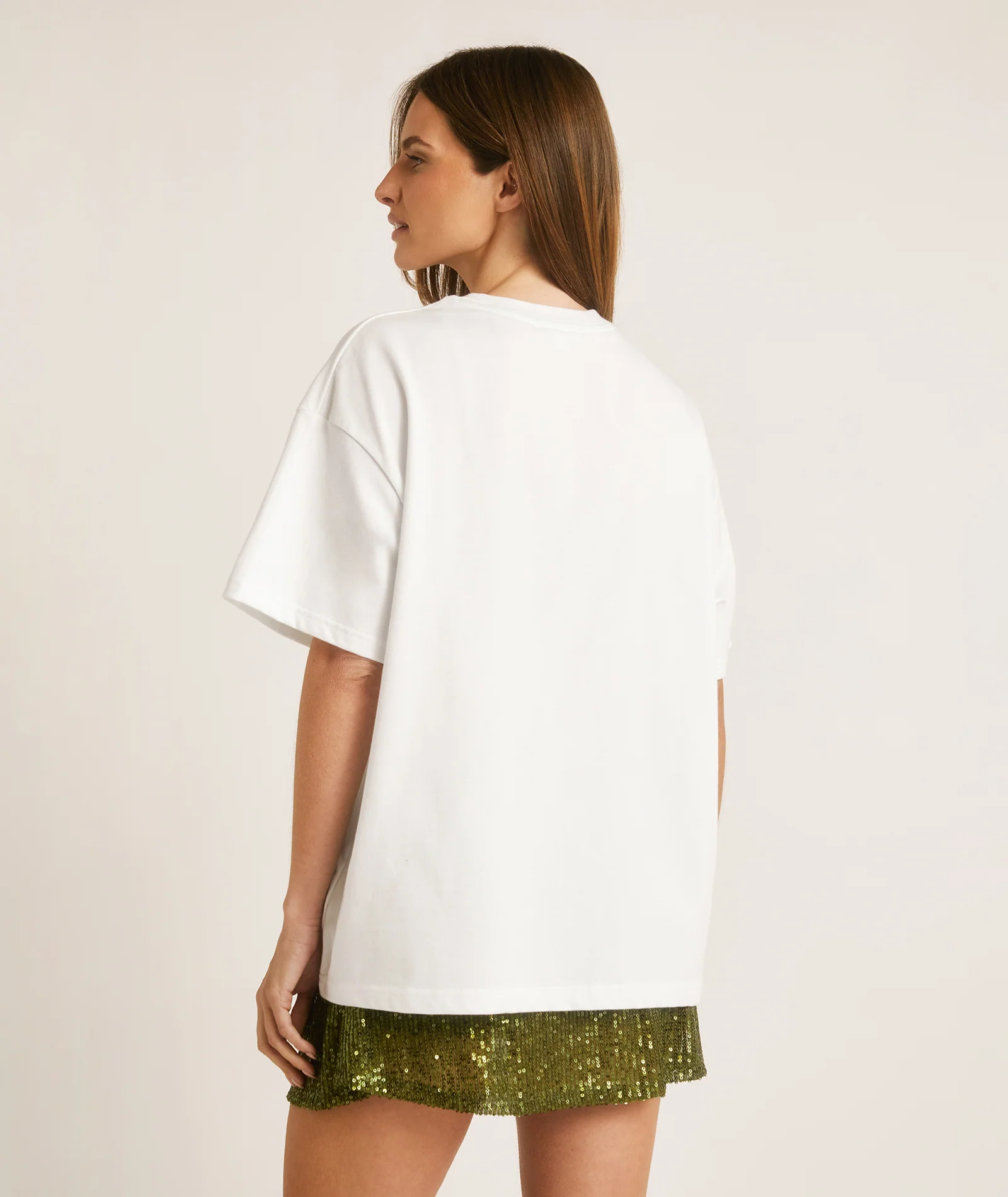 Bride Needs a Martini Beaded Tee - White - Image 5