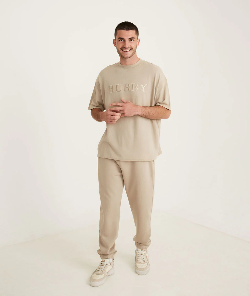 Hubby Tee - Stone - Image 3