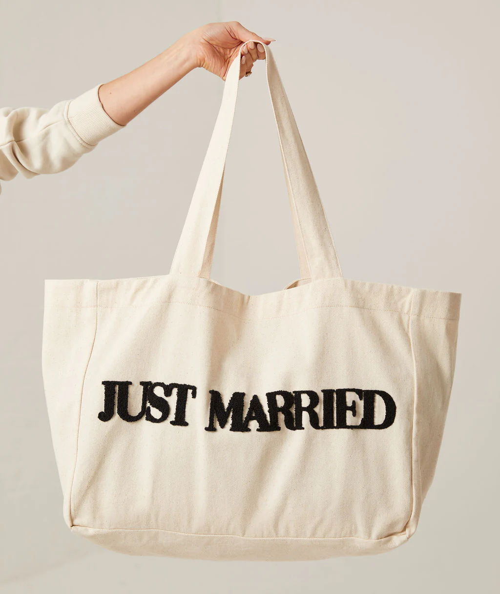 Just Married Tote Bag - Image 3